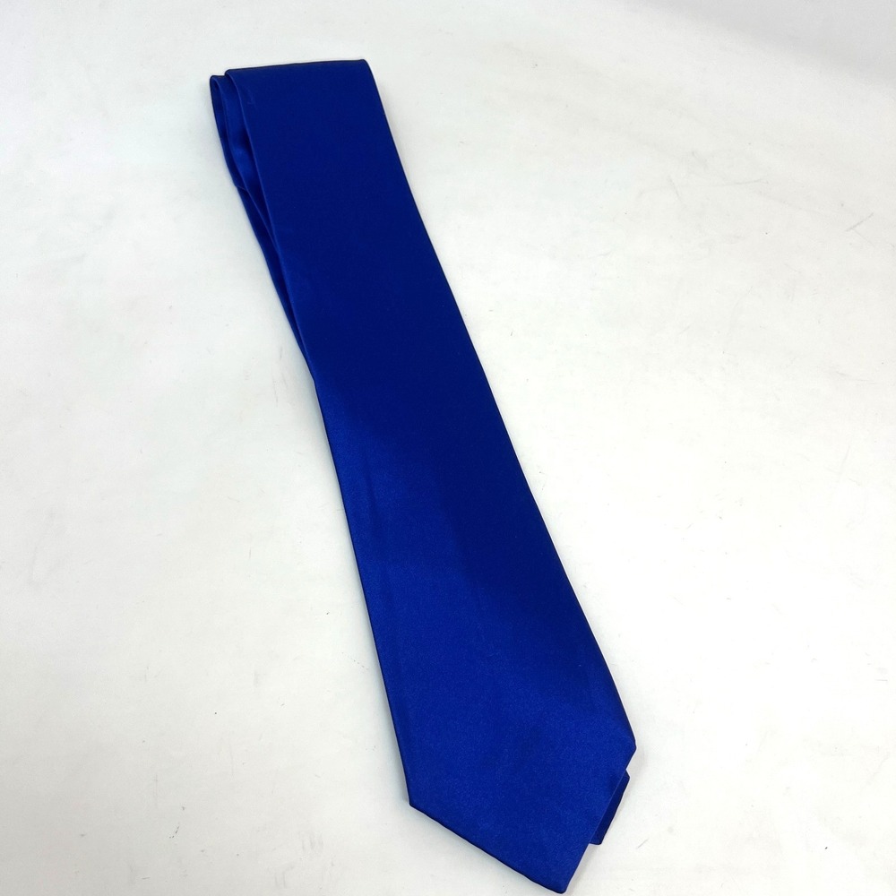 John Bartlett Statements 100% Silk Men's Tie Lightweight Royal Blue‎